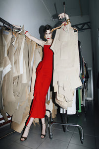Audrey in Crimson Red