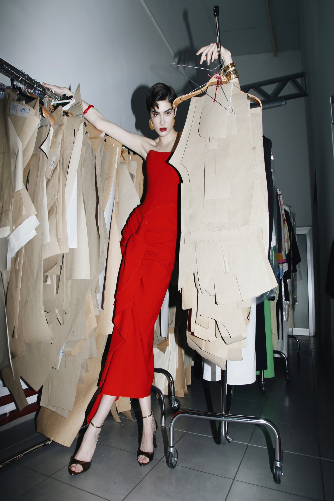 Audrey in Crimson Red