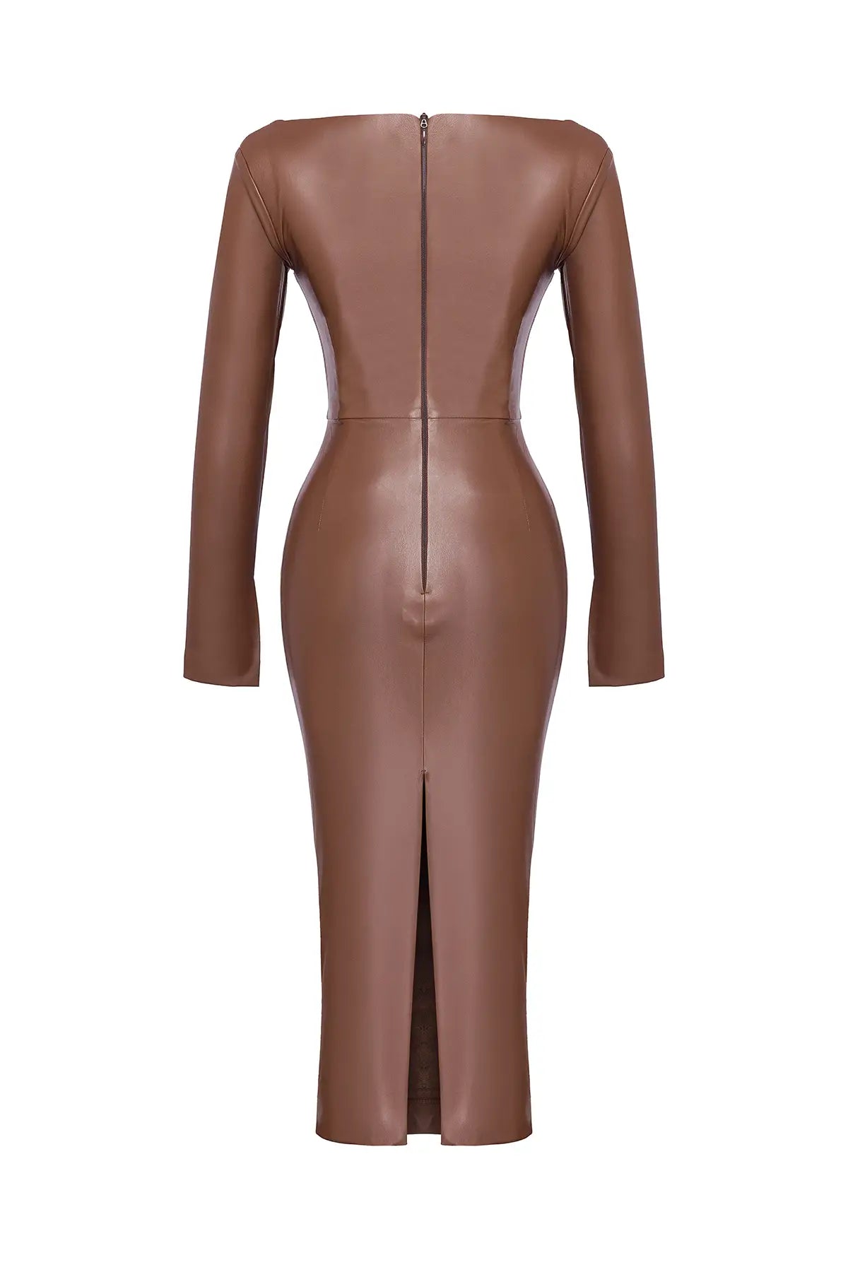 Celine Dress in Rhum de Minuit