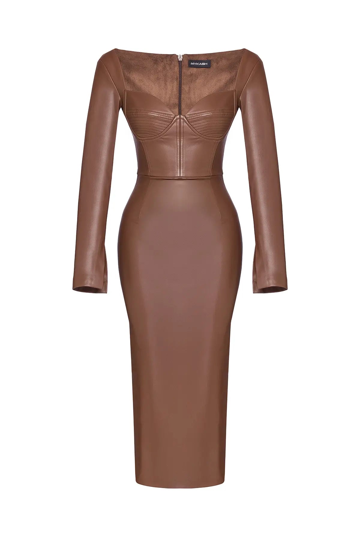 Celine Dress in Rhum de Minuit