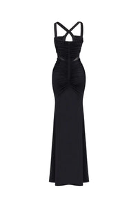 Medusa Dress in Obsidienne NØIR