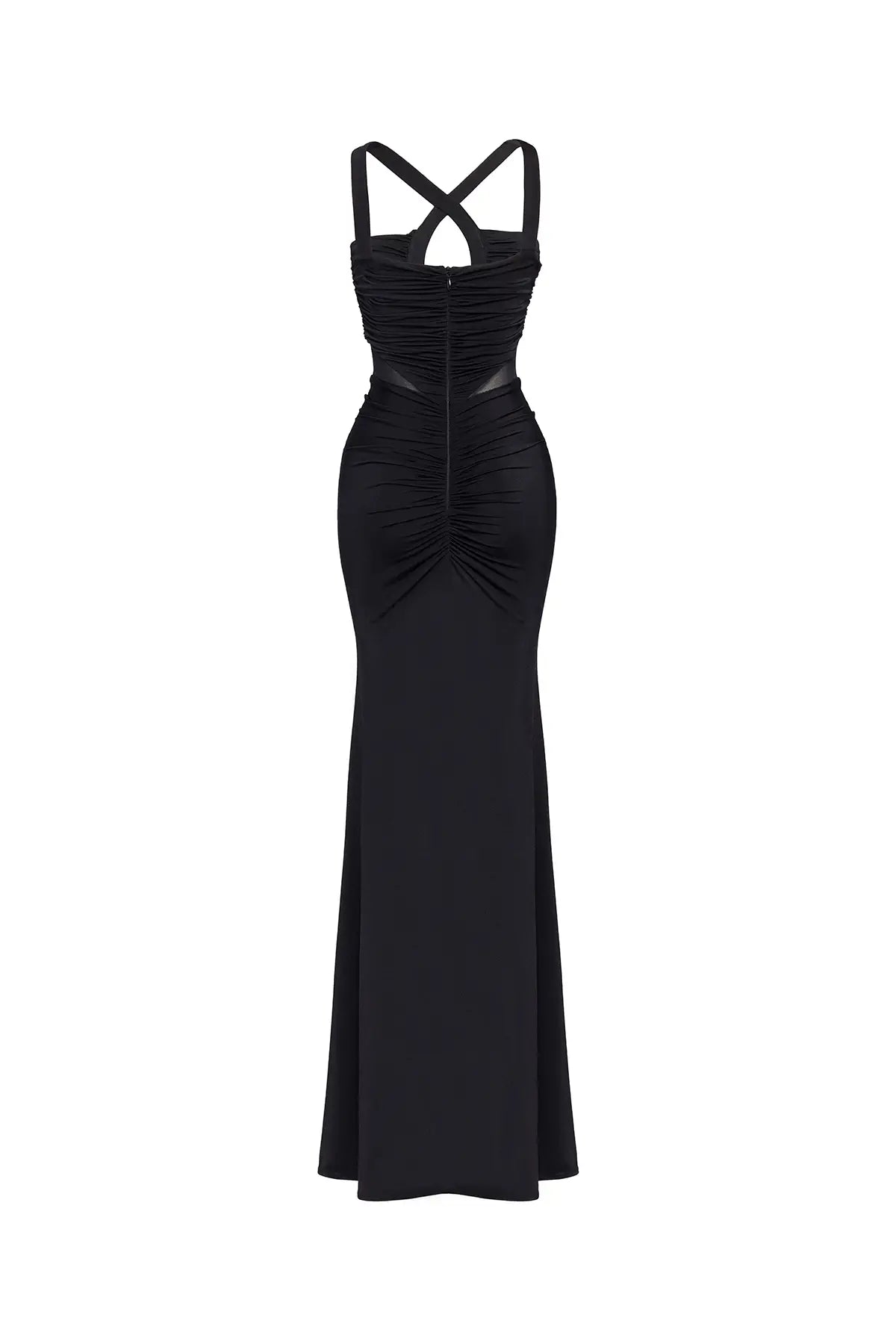 Medusa Dress in Obsidienne NØIR
