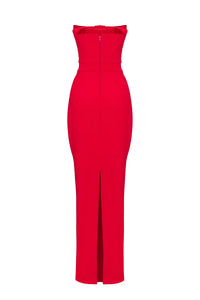 Scarlet in Crimson Red
