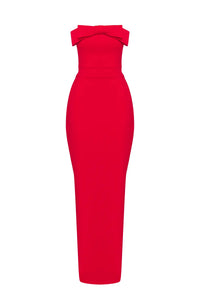 Scarlet in Crimson Red